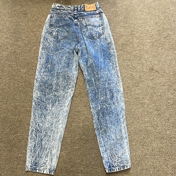 Vintage Lee Acid Wash Mom Jeans - Picture 3 of 6